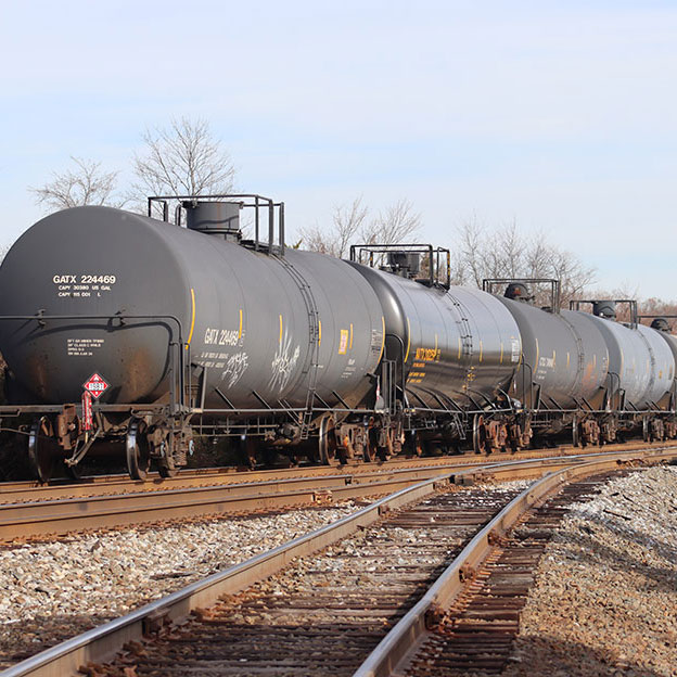 Rail cars train